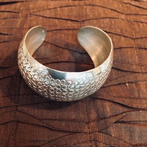 Sterling silver cuff bracelet